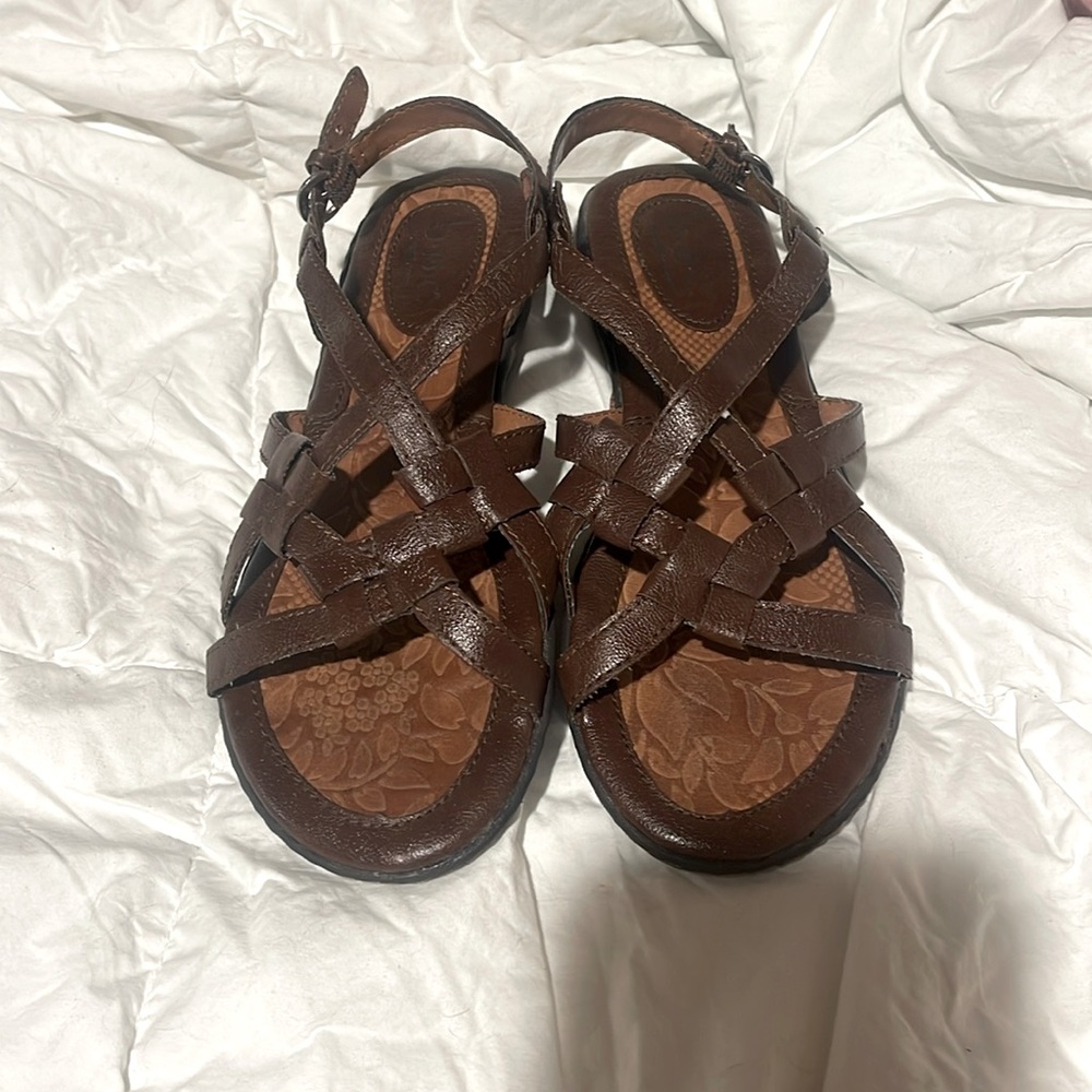 b. o. c. leather sandals